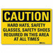 Caution Sign 7inx10in Reflctv Sheeting
