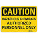 Caution Sign 7 in x 10 in Aluminum