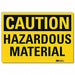 Caution Sign 5inx7in Reflective Sheeting
