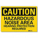 Caution Sign 7inx10in Reflctv Sheeting