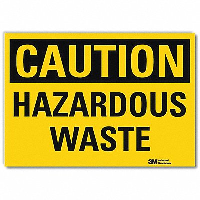 Caution Sign 7inx10in Reflctv Sheeting