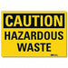 Caution Sign 7inx10in Reflctv Sheeting