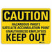 Safety Sign 7 in x 10 in Aluminum