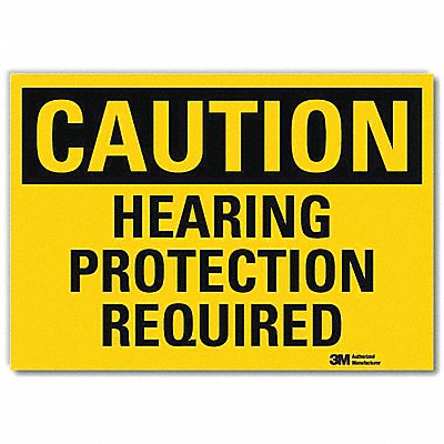 Caution Sign 7inx10in Reflctv Sheeting