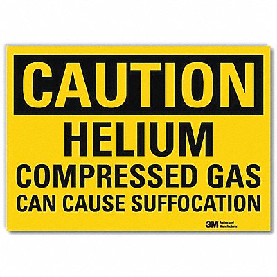 Caution Sign 7inx10in Reflctv Sheeting