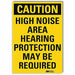 Caution Sign 14x10in Reflective Sheeting