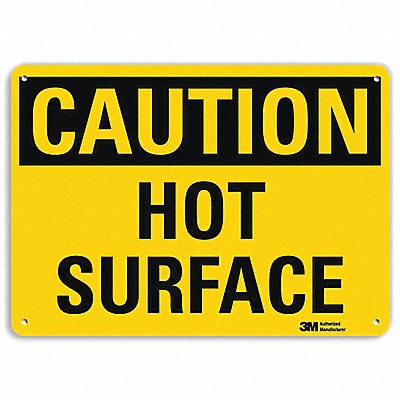 Caution Sign 10 inx14 in Plastic