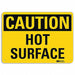 Caution Sign 10 inx14 in Aluminum