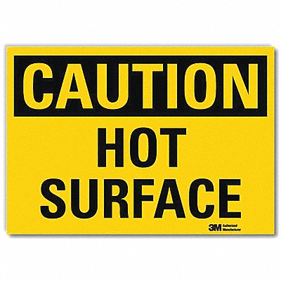Caution Sign 5inx7in Reflective Sheeting