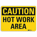 Caution Sign 7 in x 10 in Aluminum