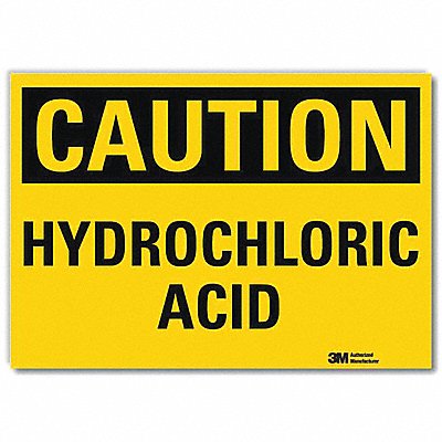 Caution Sign 7 in x 10 in Rflct Sheeting