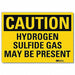 Caution Sign 5 in x 7 in Rflct Sheeting