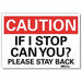 Rflct Traffic Safety Lbl 10x14in Plastic