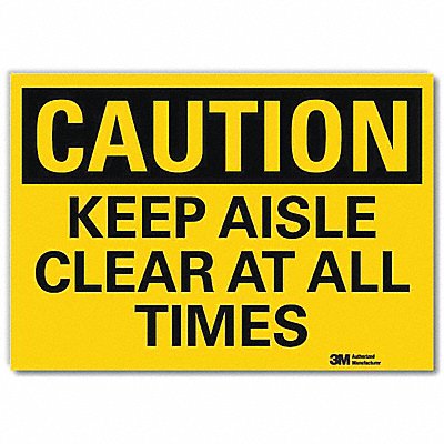 Safety Sign 7inx10in Reflective Sheeting