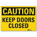 Safety Sign 10x14in Reflective Sheeting