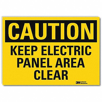 Caution Sign 5inx7in Reflective Sheeting