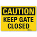 Safety Sign 10x14in Reflective Sheeting