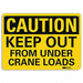 Caution Sign 7 in x 10 in Aluminum