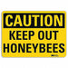 Caution Sign 7 in x 10 in Aluminum