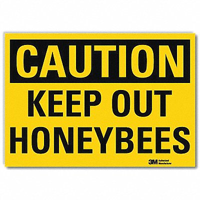 Safety Sign 10 in x 14 in Rflct Sheeting