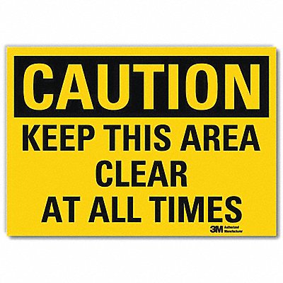 Safety Sign 7inx10in Reflective Sheeting