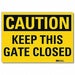 Safety Sign 5inx7in Reflective Sheeting