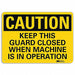 Safety Sign 7 in x 10 in Aluminum
