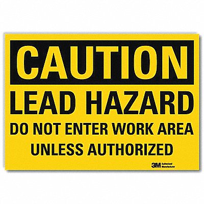 Caution Sign 5inx7in Reflective Sheeting