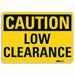 Caution Sign 7 in x 10 in Aluminum