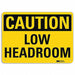 Caution Sign 10 inx14 in Aluminum