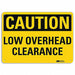 Caution Sign 10 inx14 in Aluminum