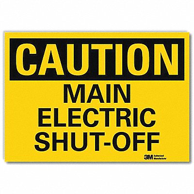 Caution Sign 10x14in Reflective Sheeting