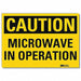 Caution Sign 10in x 14in Rflct Sheeting