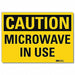 Caution Sign 7inx10in Reflctv Sheeting