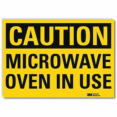 Caution Sign 7 in x 10 in Rflct Sheeting