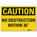 Safety Sign 7inx10in Reflective Sheeting