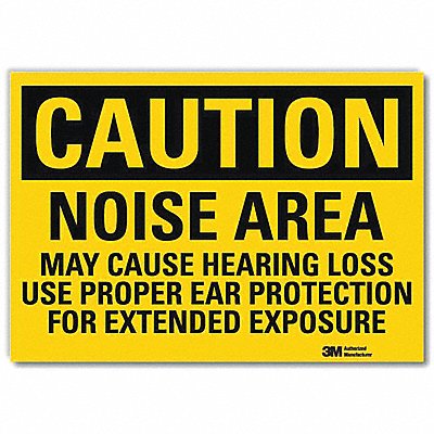 Caution Sign 7inx10in Reflctv Sheeting