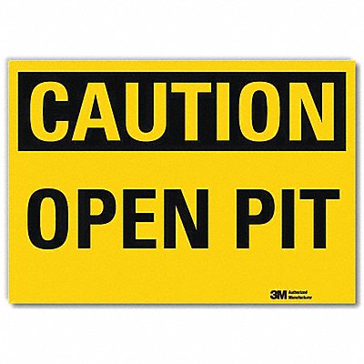 Safety Sign 5 in x 7 in Rflct Sheeting