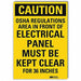 Caution Sign 14x10in Reflective Sheeting