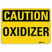 Caution Sign 7 in x 10 in Aluminum