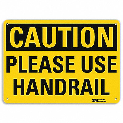 Safety Sign 7 in x 10 in Aluminum