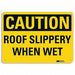 Safety Sign 7 in x 10 in Aluminum