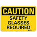 Caution Sign 7 in x 10 in Aluminum