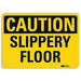 Caution Sign 10 inx14 in Plastic