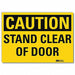 Safety Sign 7inx10in Reflective Sheeting