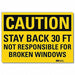 Safety Sign 7 in x 10 in Rflct Sheeting