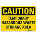 Caution Sign 10 in x 14 in Plastic