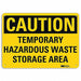 Caution Sign 7 in x 10 in Aluminum