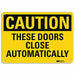 Safety Sign 7 in x 10 in Aluminum