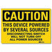 Safety Sign 5inx7in Reflective Sheeting